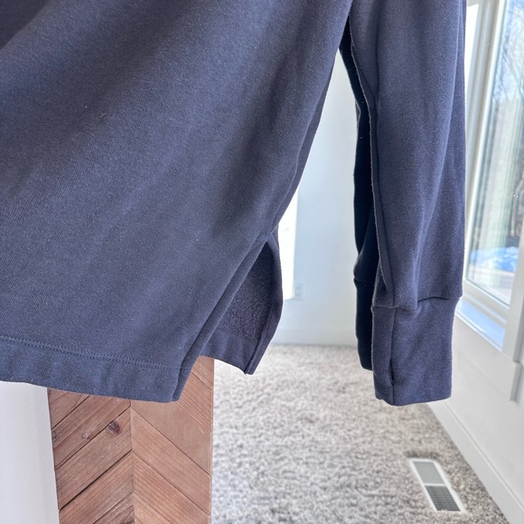 Peloton Cowl Neck Gray Sweatshirt size Small - Picture 3 of 4